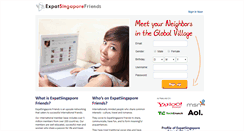 Desktop Screenshot of expatsingapore.worldfriends.tv