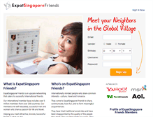 Tablet Screenshot of expatsingapore.worldfriends.tv