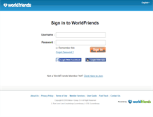 Tablet Screenshot of omosan.worldfriends.tv